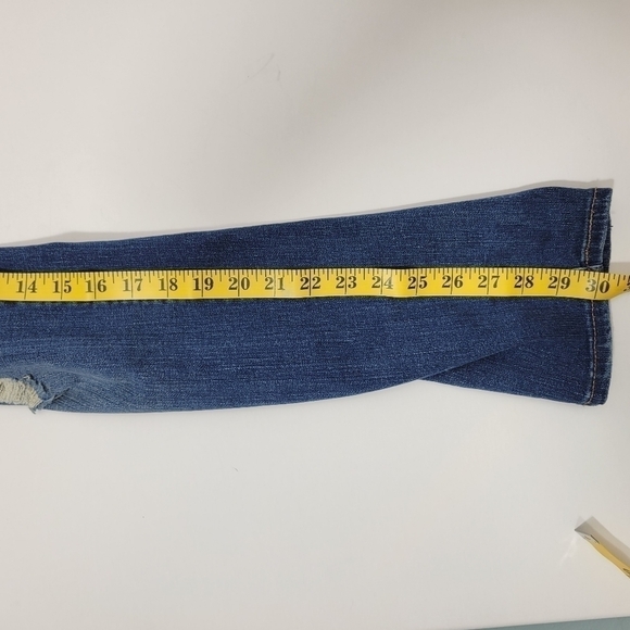 Express Womens Mid Rise Cropped Skinny Stretch Jeans in a Size 2R - Picture 12 of 13